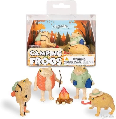 Archie McPhee Mini Camping Frogs