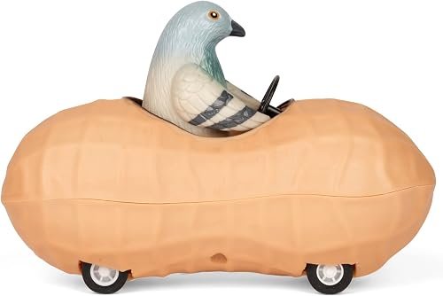 Archie McPhee Pigeon in a Peanut Car